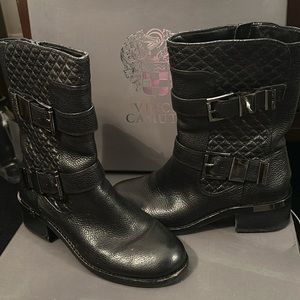 Vince Camuto Combat Boots 6.5
